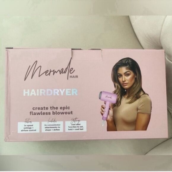 Pink Mermade Hair Dryer - Picture 9 of 15